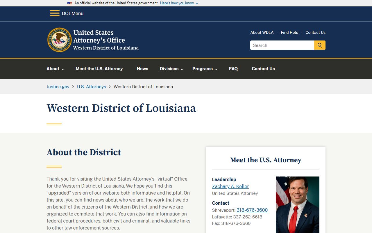 Tensas Parish arrest records and court charges federal prosecution page